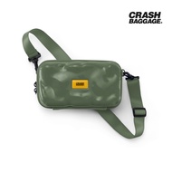 CRASH BAGGAGE กระเป๋าสะพายข้าง รุ่น MINI ICON สีเขียว