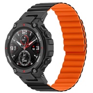 Silicone loop strap for Amazfit T rex Pro T-rex Smart Watch Magnetic smartwatch wristband belt