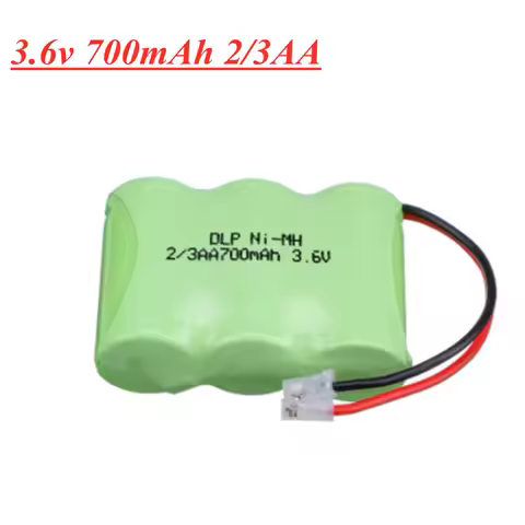 Original Ni-MH 2/3AA 3.6V 700mAh Ni-MH 2/3AA Rechargeable Battery Pack With Plugs For Cordless Phone