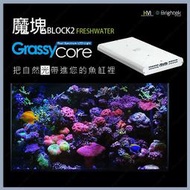 HME 魔塊  水草燈 智慧型水族-LED燈具(Grassy Core水草最新版本)銀白色 附腳架