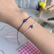 Anklet | Bracelet ~ Adjustable Evil Eye Bead Minimalist