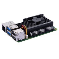 52Pi Raspberry Pi 5 Armor Lite V5, Raspberry Pi 5 Adjustable Speed cooling fan, aluminum alloy cooli