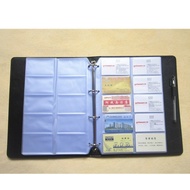 1000Large Capacity Loose-leaf Book Business Card Holder Credit Card Four-hole Card Book a4Large Card