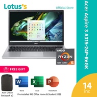 Acer Aspire 3 A315-24P-R6GK Laptop Silver (AMD R5 7520u, 8GB , 512GB SSD, Windows 11, Home & Student