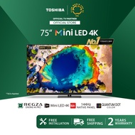 [NINTENDO PERCUMA] Toshiba 75 Inci Mini-LED 4K 144Hz Quantum Dot TV Pintar / Gaming TV / Televisyen 