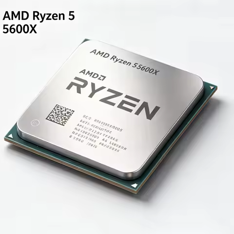 AMD R5 5600X Gaming Desktop Processor 32MB L3 Cache Unlocked Compatible With B450 B550 X570 Motherbo
