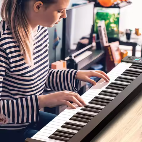 Electronic Piano Beginners Convenient Home MIDI Electronic keyboard