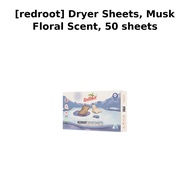 (best) [redroot] Dryer Sheets, Musk Floral Scent, 50 sheets / Korean Dryer Sheets / Musk Floral Scen