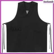 Apron Hairdresser Work Clothes Stylist Cosmetology Aprons 81.00X69.00X0.20CM Black