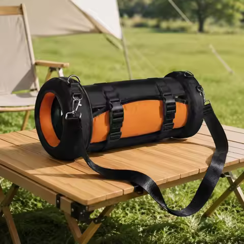 Portable Speaker Case with Adjustable Straps for Boombox 3 Speaker Storage Box
