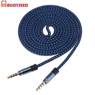 1.5M 3.5mm Male To 3.5mm Male Weaving Audio Cable Car AUX Auxiliary Wire