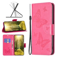 XICCI for Samsung A14 5G/A34 5G/A54 5G/A24 4G/A04 4G/A23 4G/A23 5G Phone Case Embossed Butterfly Wal