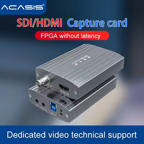 Acasis 2 Channel SDI HDMI-compatible HD USB3.0 Video Capture Card 1920*1080@60FPS for PS4 Game Live/