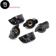 TB [LargeLooking] 5 Pcs 6mm 15/64" Shaft Hole Dia Potentiometer Pot Pointer Knobs Caps