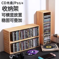 Wooden CD Storage Rack PS4 Game Disc Rack Desktop CD Rack Game CD Rack Display Stand Storage Box