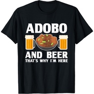 New Adobo And Beer Filipino Chicken Philippines Pinoy Tee T-Shirt