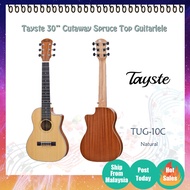 Tayste Cutaway 30 inch Spruce Top Guitarlele Travel Guitar Gitar Kecil