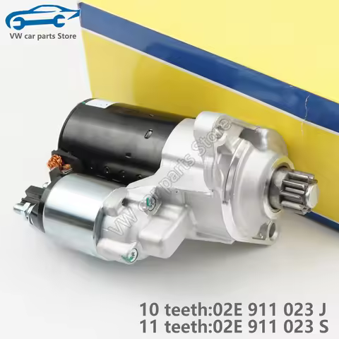02E911023J 02E911023S 10 teeth 11 teeth starter motor For VW Polo Golf MK6 Jetta Passat CC Beetle 02