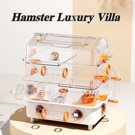 SALE Hamster Cage Wear Resistant and Durable Large Space Detachable Hamster Acrylic Cages Breathable