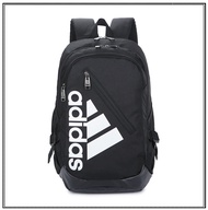 〖Genuine Special〗Adidas Men's and Women's Student Backpack Leisure Computer Backpack กระเป๋านักเรียน-กว้าง 30 ซม. สูง 44 ซม. หนา 15 ซม