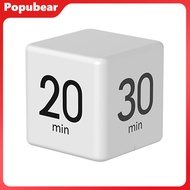 Rotating Pomodoro Timer 1-60 Minutes Preset LED Display Adjustable Volume Cube Timer for Work Study 
