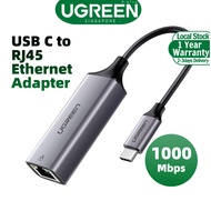 UGREEN USB C Network Adapter Type C to Ethernet Adaptor Thunderbolt 3 Gigabit RJ45 LAN Connector 100