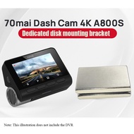 Xiaomi 70mai Dash ที่ยึดกล้องสำหรับ70mai Dash Cam 4K A800ทุ่มเทและการติดตั้งที่สะดวกรูปสี่เหลี่ยมผืนผ้าฉากยึดแม่เหล็ก