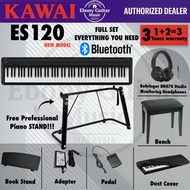 Kawai ES120 88-key weighted-key Best Beginner Digital Piano with Speakers, Bluetooth, Free Accessori
