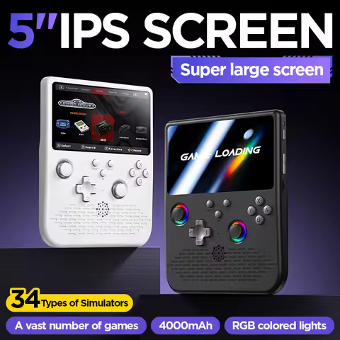 H5 Handheld Video Game Console 4000mAh 5-inch IPS Screen 14000+ A vast number of games Retro Games M