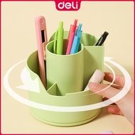 Deli Pen Holder Ergonomic for Pens and Pencils 125*125*114mm 1Pc EZ417