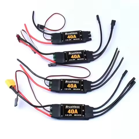Brushless 40A ESC Speed Controller with 5V 3A UBEC for RC FPV Quadcopter Airplanes Helicopter F450 F