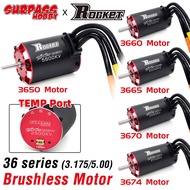Rocket V2 supersonic Brushless Motor w/ Temp Sensor 3650 3660 3665 3670 3674 for 1/8 1/10 RC Car