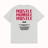 KARIMAKE Unisex Distro T-Shirt with HUSTLE HUMBLE HUSTLE Streetwear Image