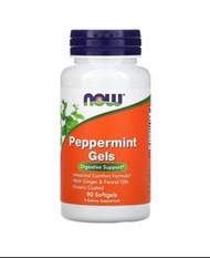 NOW Peppermint Gel (90 softgels) NOW 薄荷油丸（90粒）