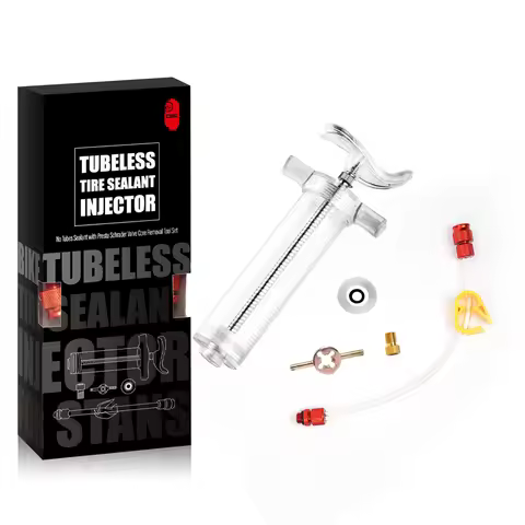 CHOOEE Bicycle Tubeless Sealant Syringe Mtb Road Bike Sealant Tubeless Injection Tool Cycling Inject