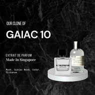 Gaiac 10 Clone - Handcrafted Alcohol Free Extrait De Parfum