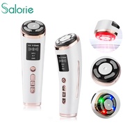 Salorie Face Beauty Massager HIFU Ultrasonic EMS RF 3 in 1 Skin Tightening Machine for Skin Rejuvenation, Anti-aging and Wrinkles Removing 6mode with Led Screen