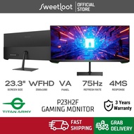 Titan Army P23H2F 23" Ultrawide 75Hz 4ms VA WFHD Gaming Monitor