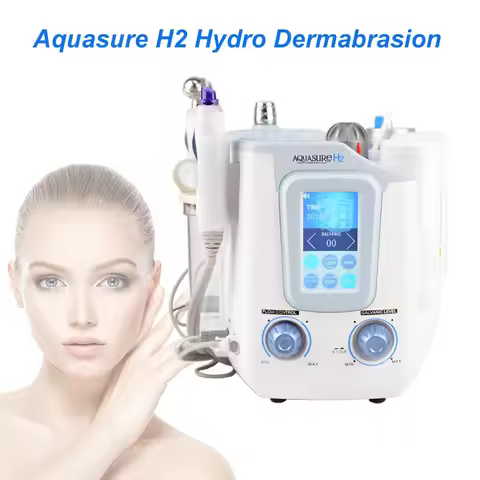 3 in 1 Aquasure skin care deep cleansing machine Facial Spa H2 O2 Water Bubble microcurent Hydra Der