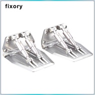 fixory RC Boat Aluminum Flaps Water Pressure , 69x57x30 Spray Strip, Emulational Model