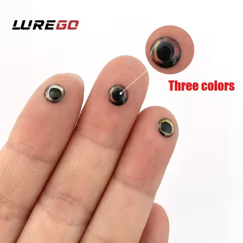 336/252/180PCS 4D Realistic Fish Eyes for Lure DIY – 4mm/5mm/6mm – Lifelike Artificial Eyes for Fish
