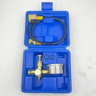 Nitrogen Cylinder for Excavator Breaker, Gun Head 4L 8L Inflatable Steel Cylinder, Nitrogen Meter, H