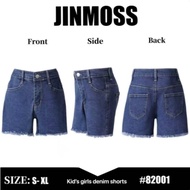 JINMOSS Shorts for Kids Girls White Black Denim Shorts for Kids Baby Girl Kids Short Ootd for Kids