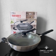 Teracota Non-stick Frying Pan 34cm Honeycomb Wok