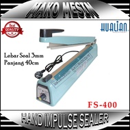 MESIN FS-400 Al Hand Impulse Sealer FS400 Plastic and Aluminum foil Press Machine