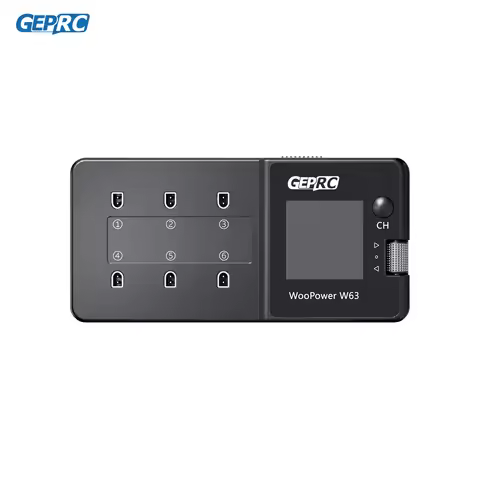 GEPRC WooPower W63 100w Smart Battery Charger Charged for LiPo LiHV LiFe Suit Short-circuit Protecti