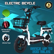 New electric bike/electric bicycle/electric scooter model (e-bikes) Adult 2 Seat electric bicycle ad