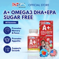 PNKids A+ Omega 3 DHA + EPA Gummies 60s