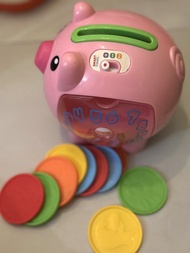考N玩具 Fisher-Price Laugh & Learn Smart Stages Piggy Bank 智慧學習小豬撲滿