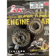 EX5 / EX5 DREAM RACING GEAR 4 4TH SET (20T/22T) / (22T/22T) IKK